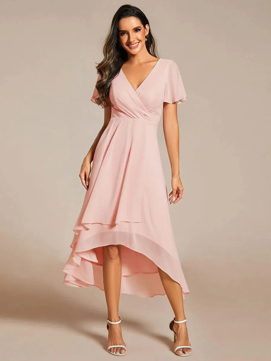Ladies stylish wrap dress Ivyshape