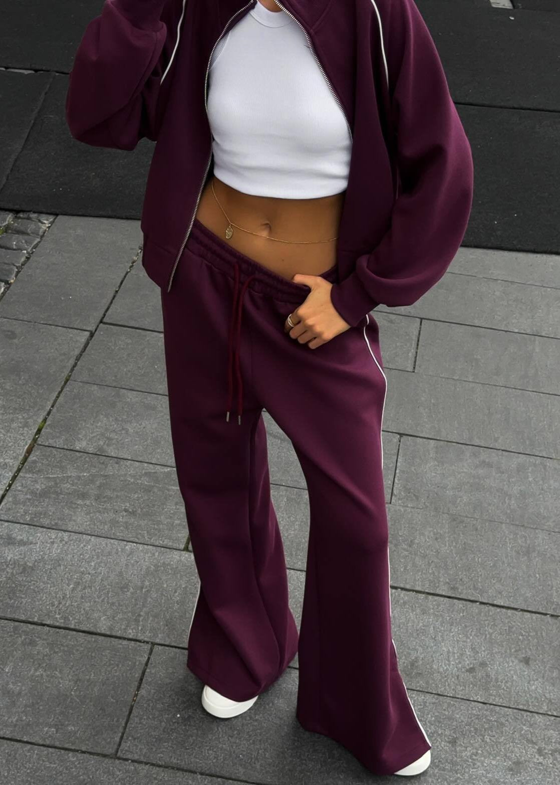 Ivyshape | Tracksuit Set Sporty Luxe