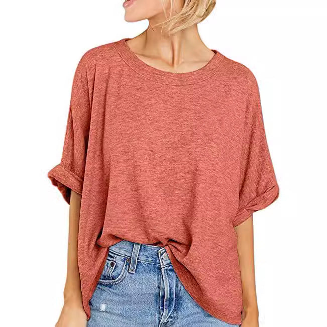 Ladies casual oversized T-shirt Ivyshape