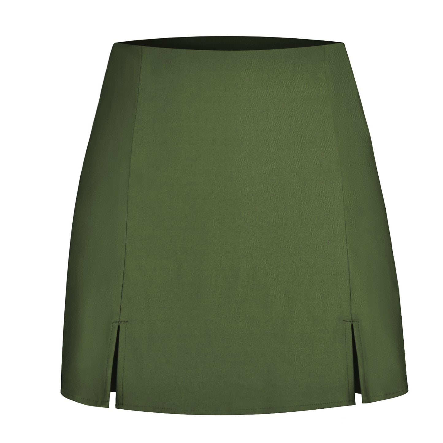 Ladies Designer Mini Skirt with Side Slits Ivyshape
