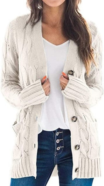 IvyShape | Stylish Plus Size Medium Long Cardigan Sweater