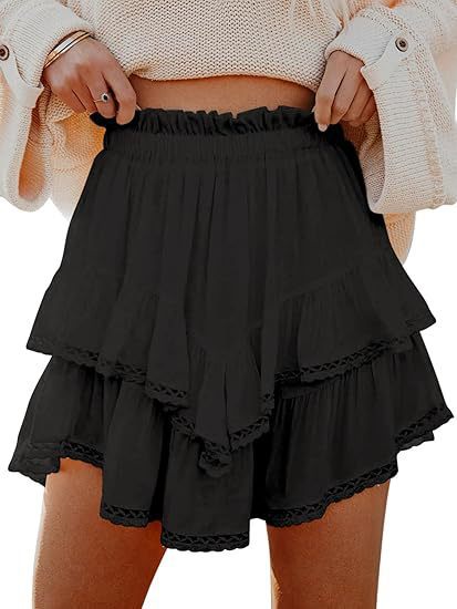 Women's airy skirt with gathers and calf-length cut Ivyshape