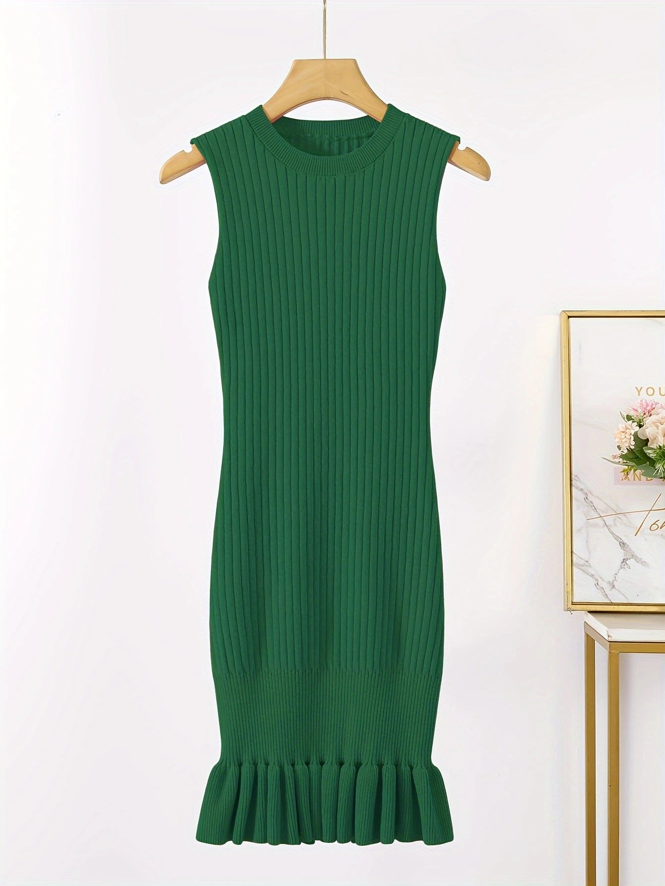 IvyShape | Elegant Slim Fit Sleeveless Mid-Length Dress Vest