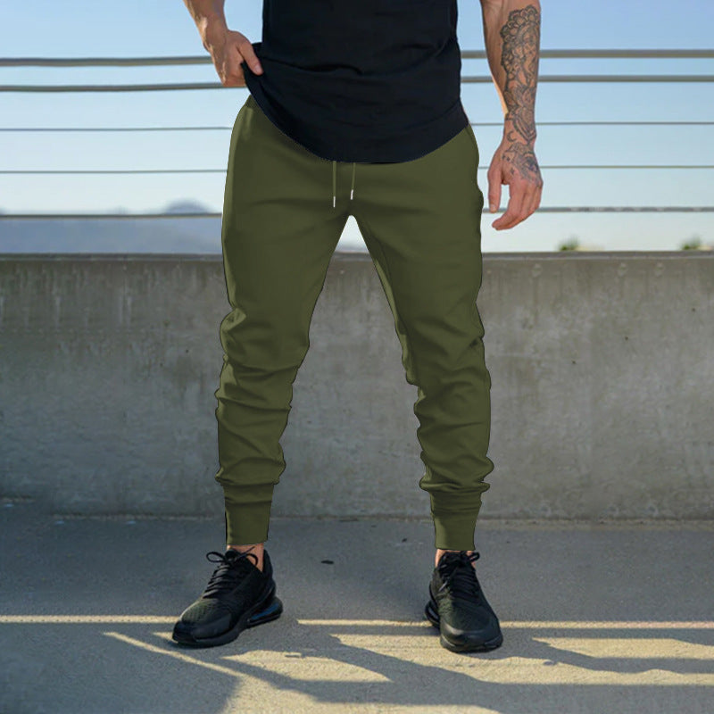 Men's comfortable sports pants with elastic waistband Ivyshape