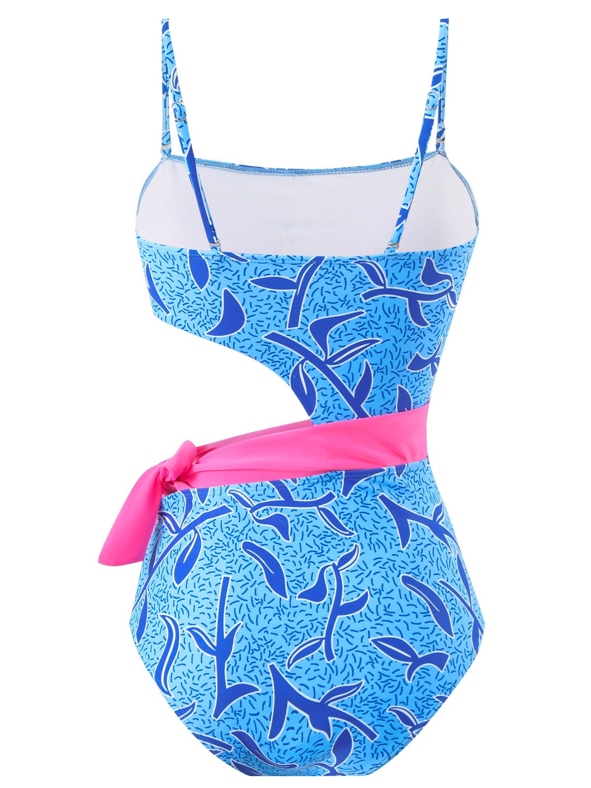 Women elegant swimsuit with unique asymmetrical design and matching beach skirt Ivyshape