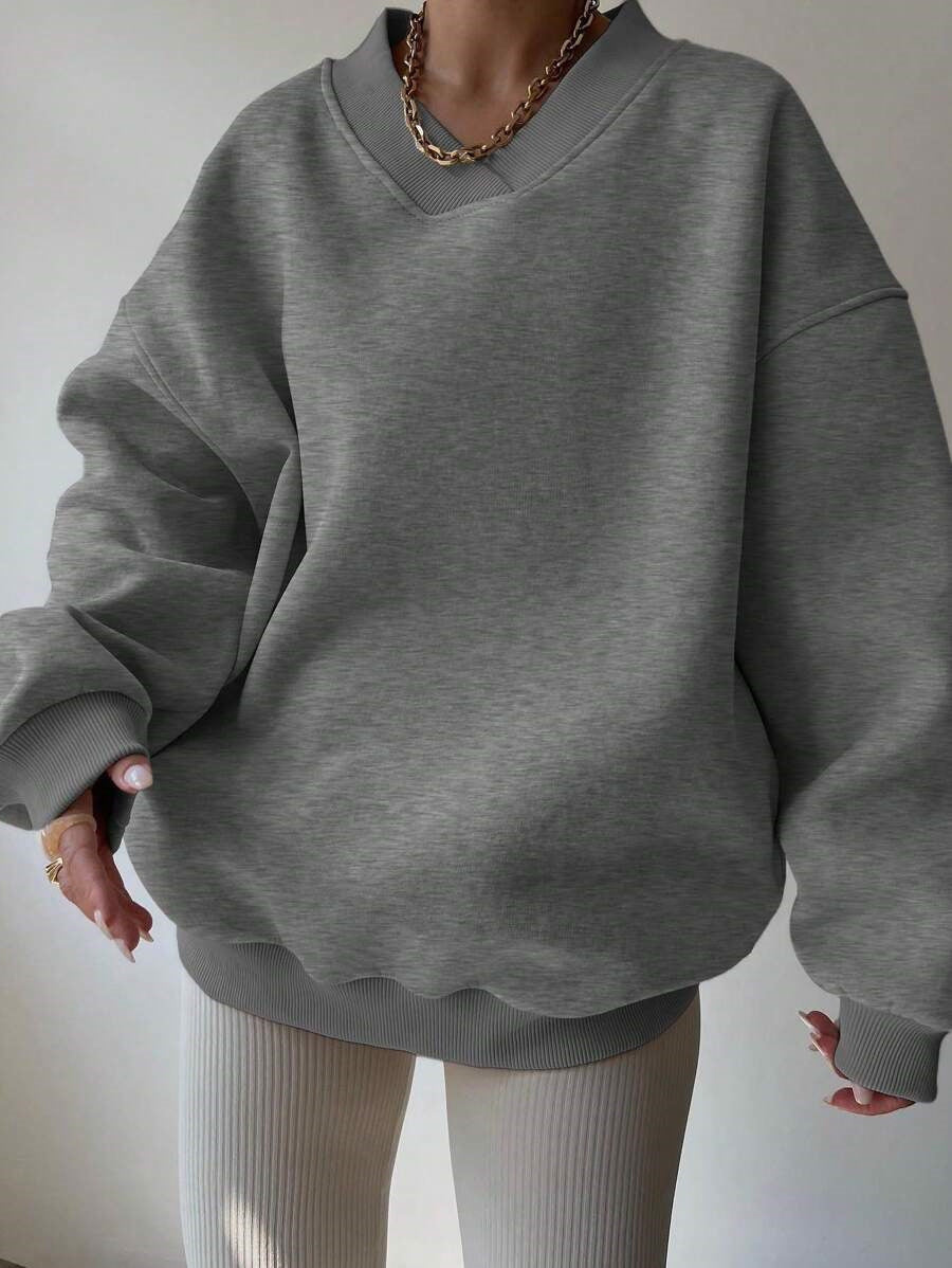 Ivyshape | Casual Long-Sleeve Sweatshirt