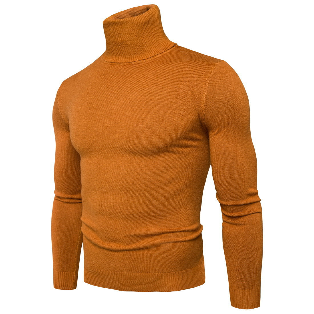 Men's turtleneck sweater made of fine merino wool Ivyshape