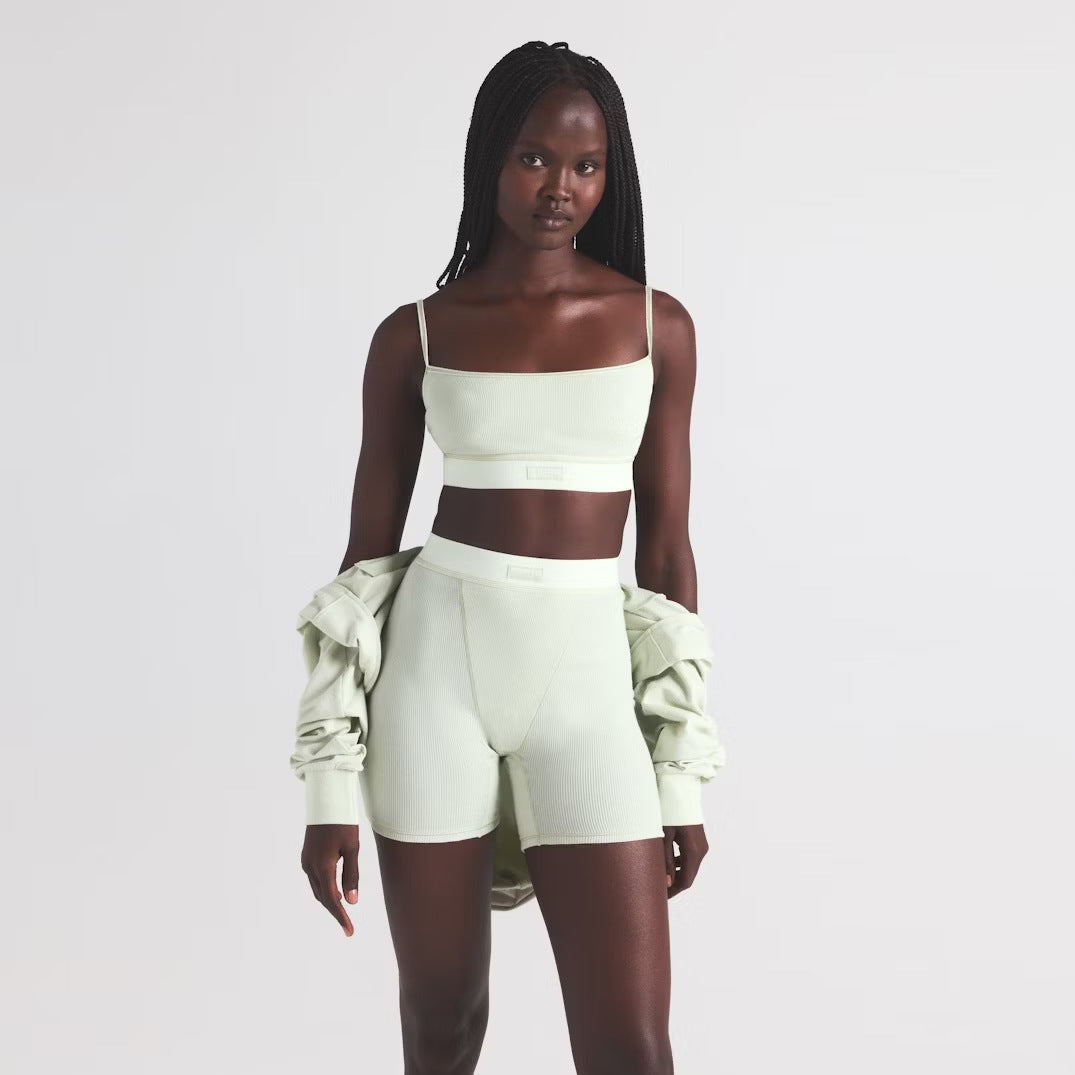 Women seamless sports bra and panties set Ivyshape