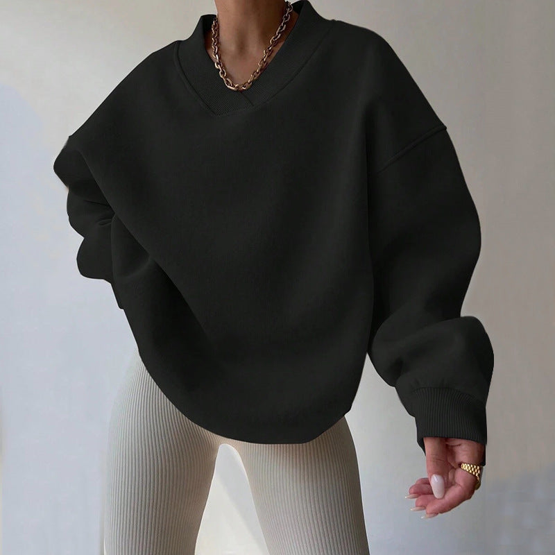 Ivyshape | Casual Long-Sleeve Sweatshirt