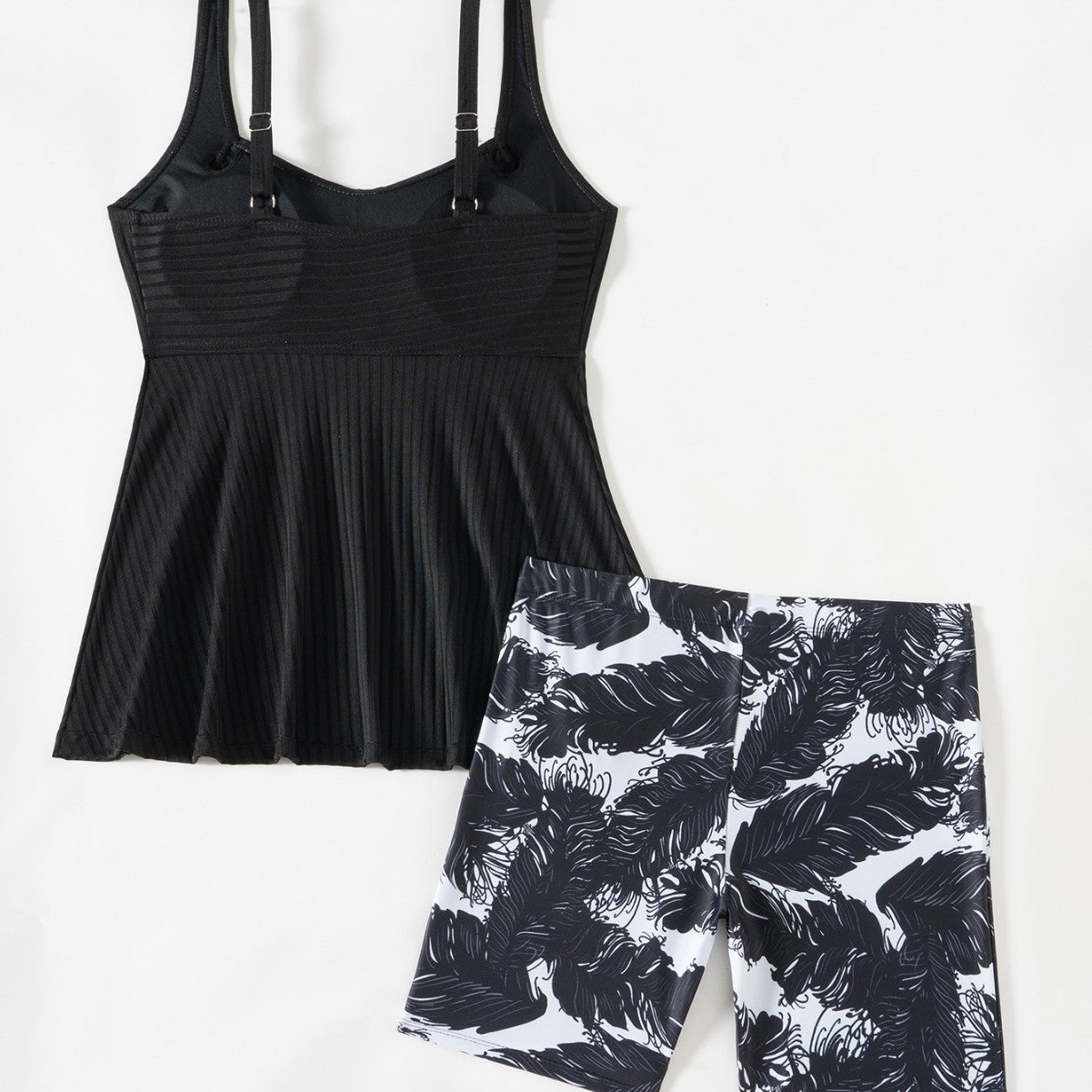 Women's Casual Tank Top with Peplum Cut Ivyshape