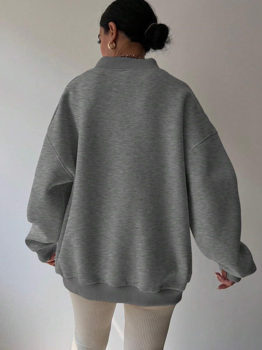 Ivyshape | Casual Long-Sleeve Sweatshirt