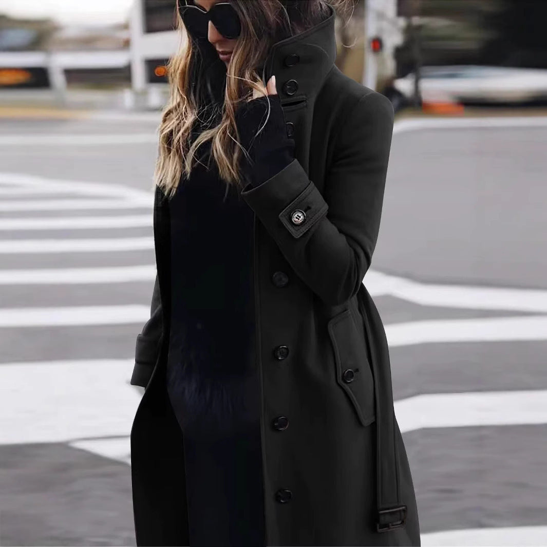 Women elegant trench coat Ivyshape