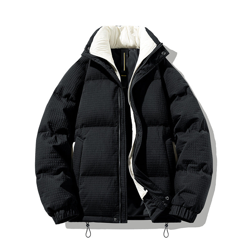 Women's quilted puffer jacket with insulating interior and side zip pockets Ivyshape