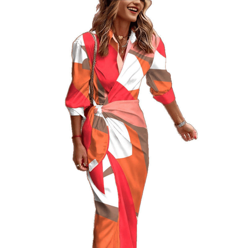 Women Elegant Wrap Dress Ivyshape