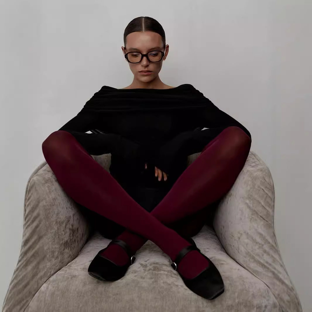 Women Elegant Off-Shoulder Top with Smooth Texture and Bell Sleeves Ivyshape