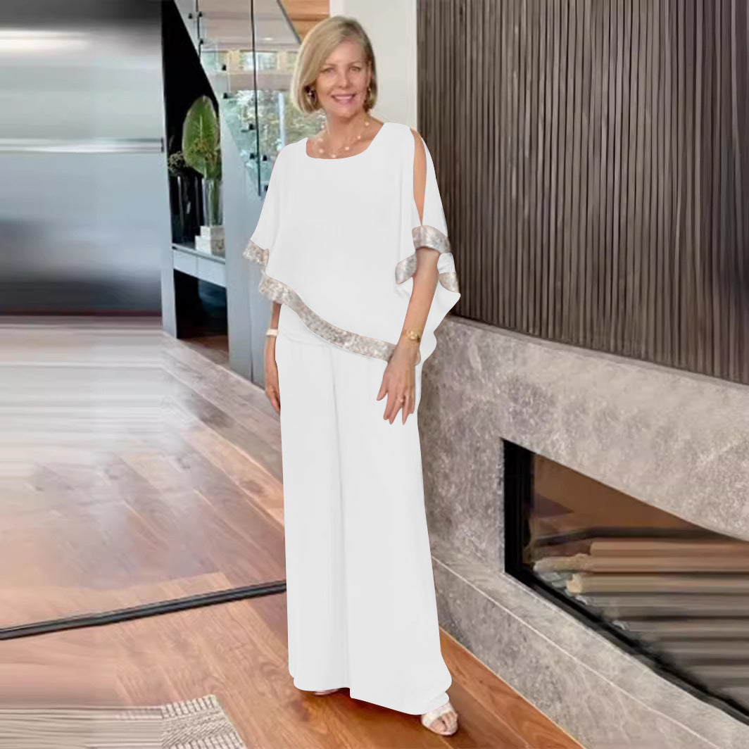 Women Elegant Tailored Two-Piece Ensemble Ivyshape