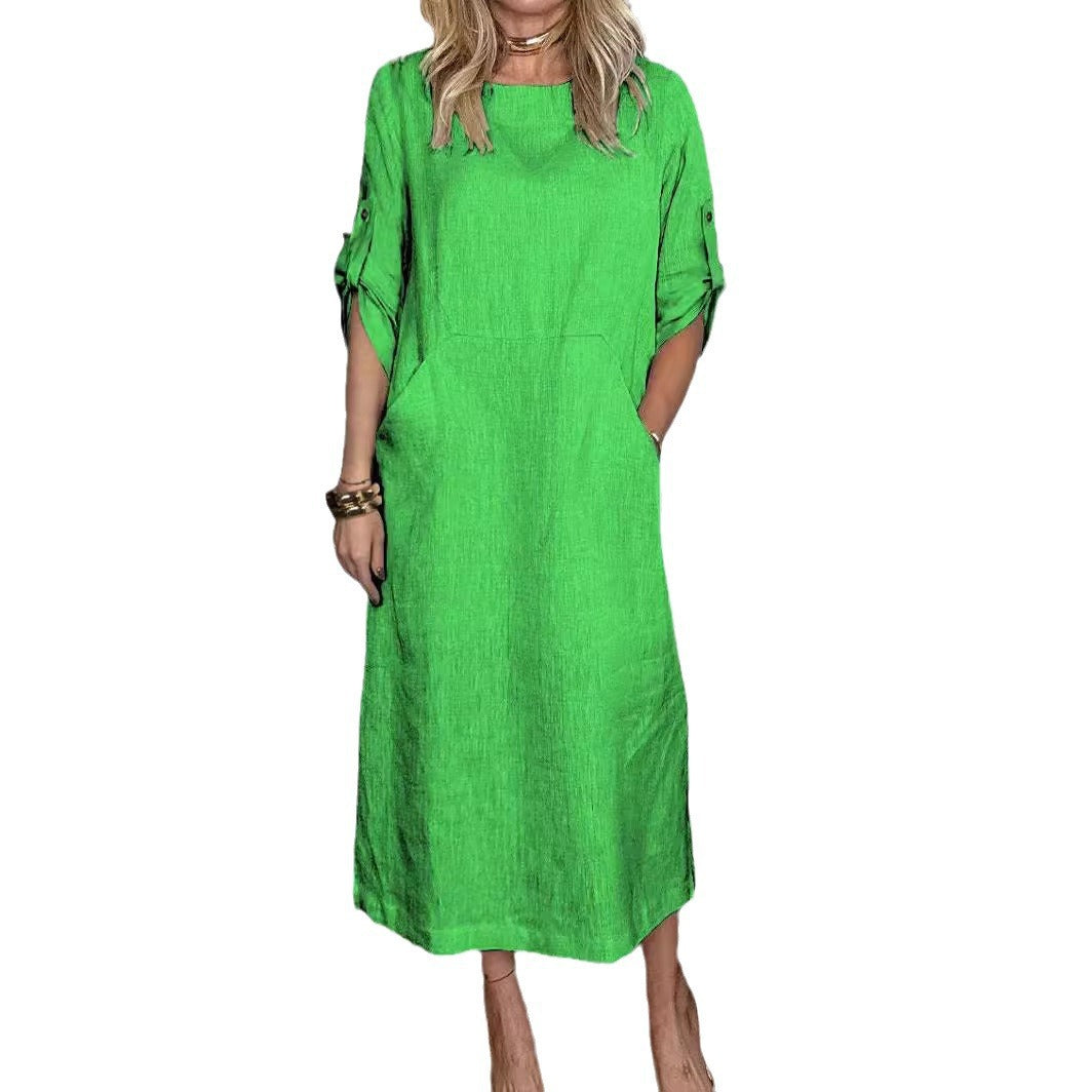 Women casual long sleeve dress Ivyshape