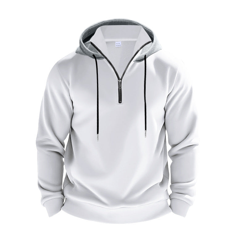 Men's hoodie with modern zipper and breathable fabric quality Ivyshape