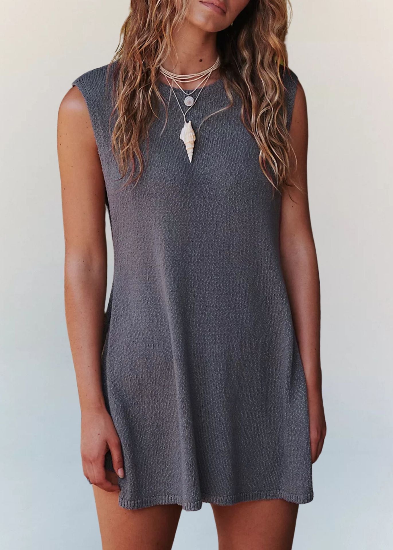 Ivyshape | Sleeveless Vest Casual Set