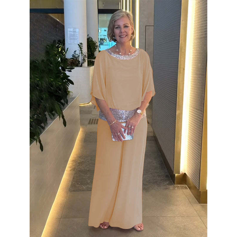 Ladies Elegant Evening Jumpsuit Ivyshape