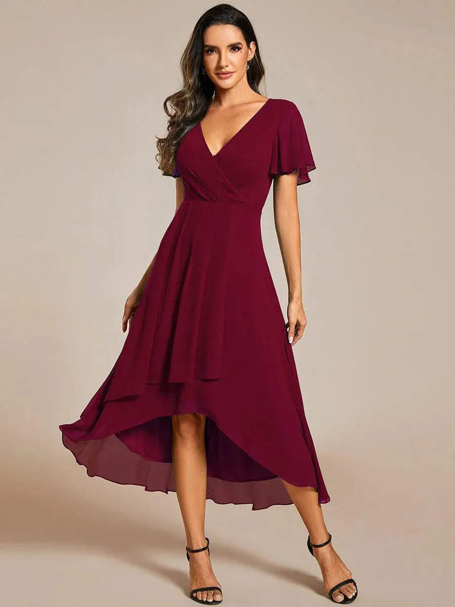 Ladies stylish wrap dress Ivyshape