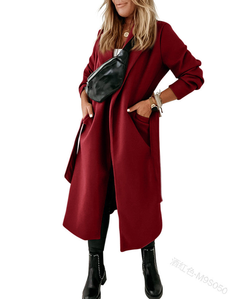 Ivyshape | Long Wool Coat