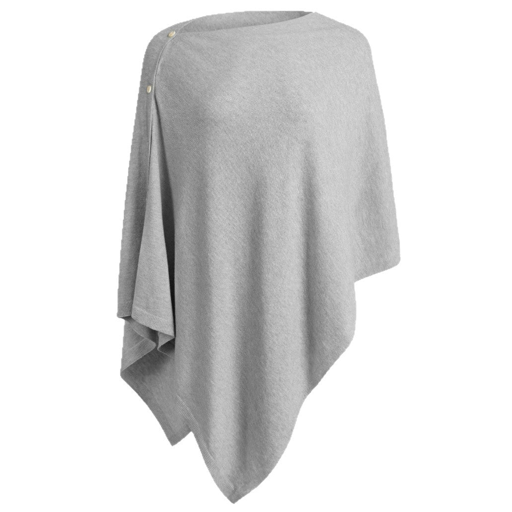 Women's versatile poncho made from high-quality material blend Ivyshape
