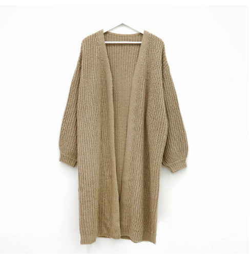 IvyShape | Ribbed Warm Solid Color Sweater Coat