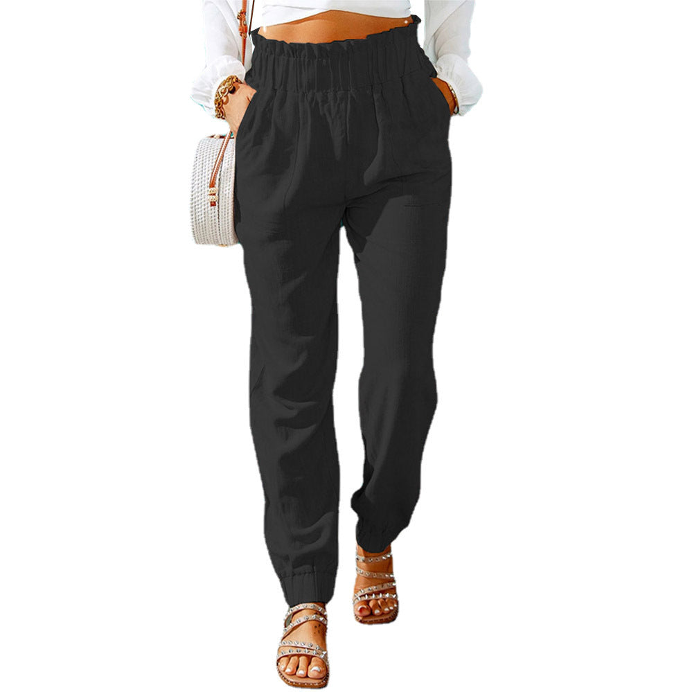 Women's Jogging Pants with Elastic Waistband Ivyshape