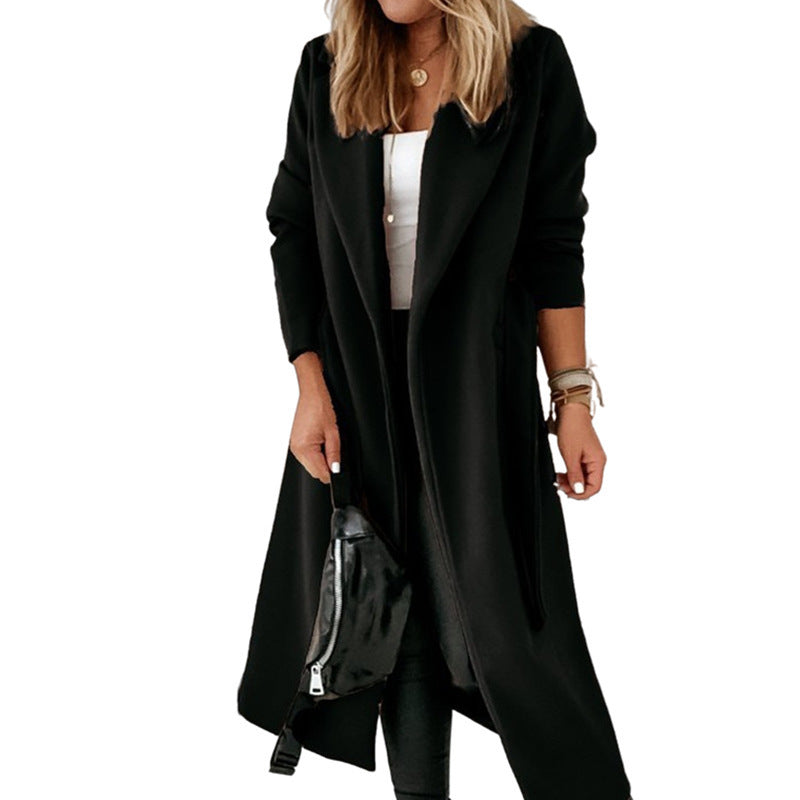 Ivyshape | Long Wool Coat