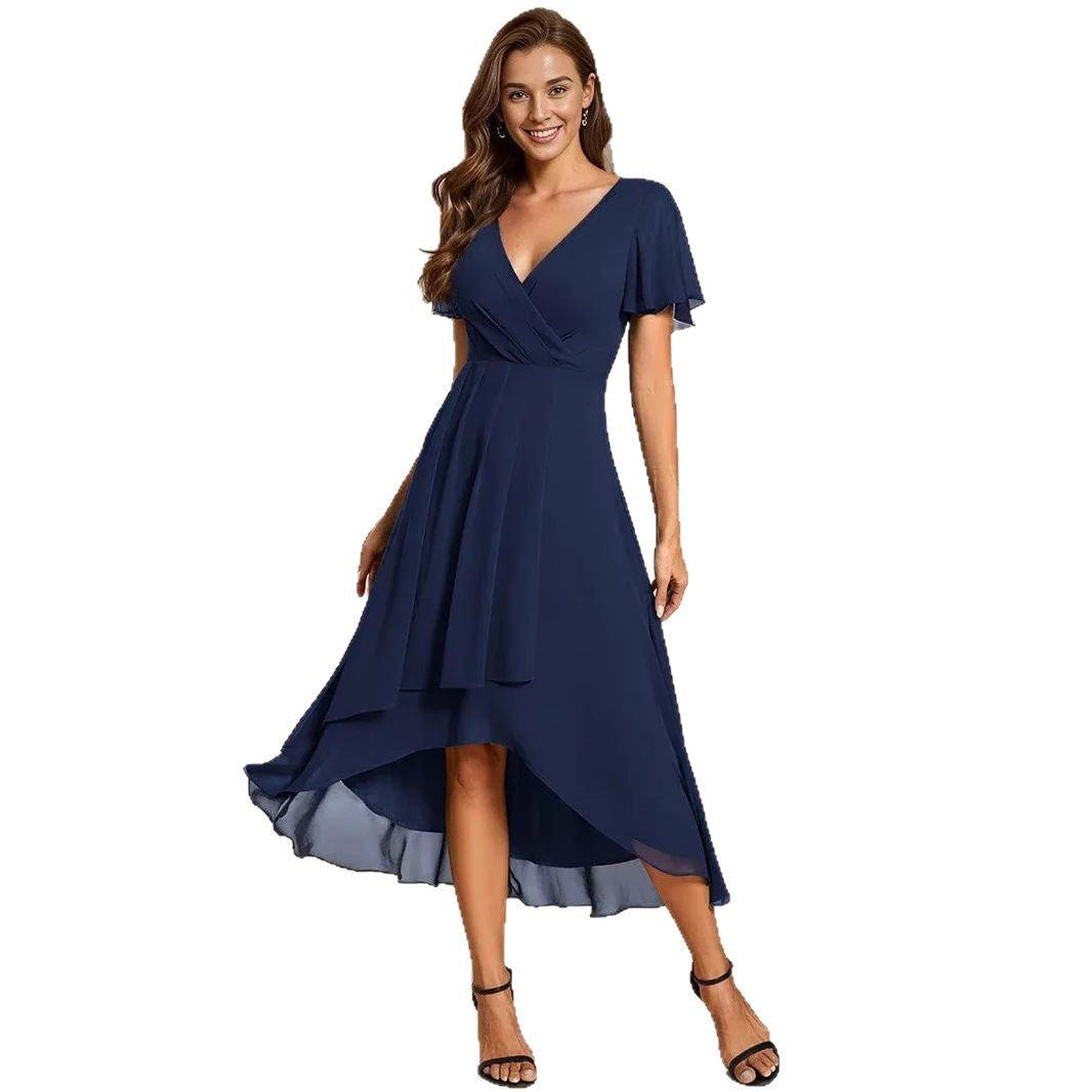 Ladies stylish wrap dress Ivyshape
