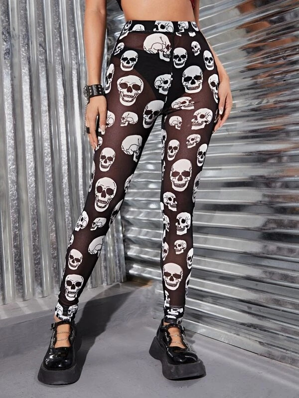 Women’s leggings with a fashionable print Ivyshape