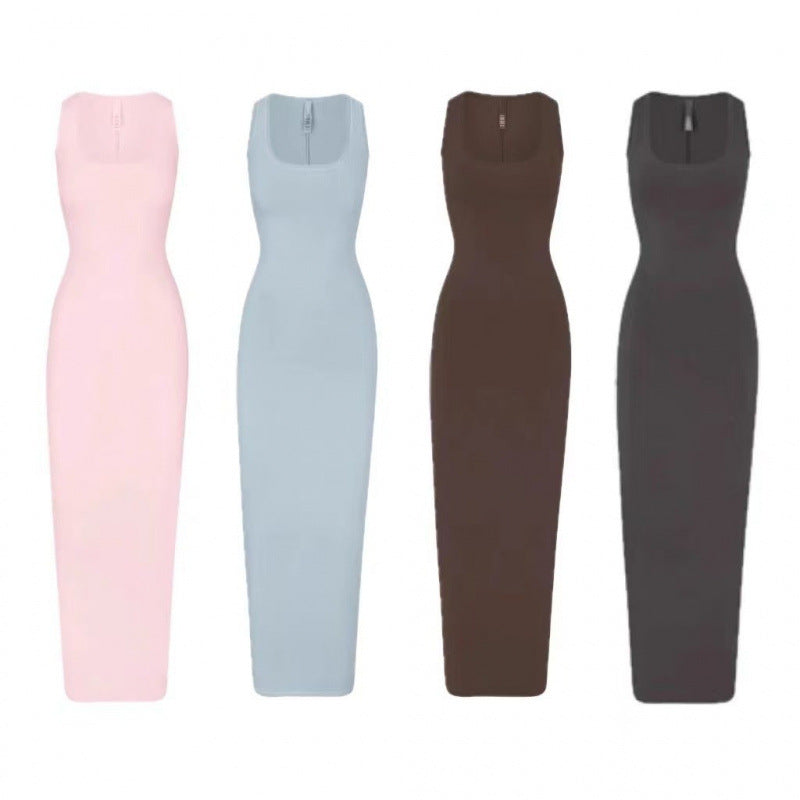 Women Elegant Sleeveless Maxi Dress Ivyshape