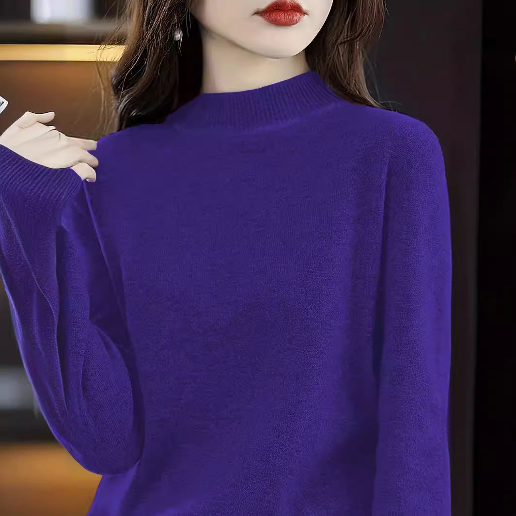 IvyShape | Slimming Silk Cotton Knitted Sweater