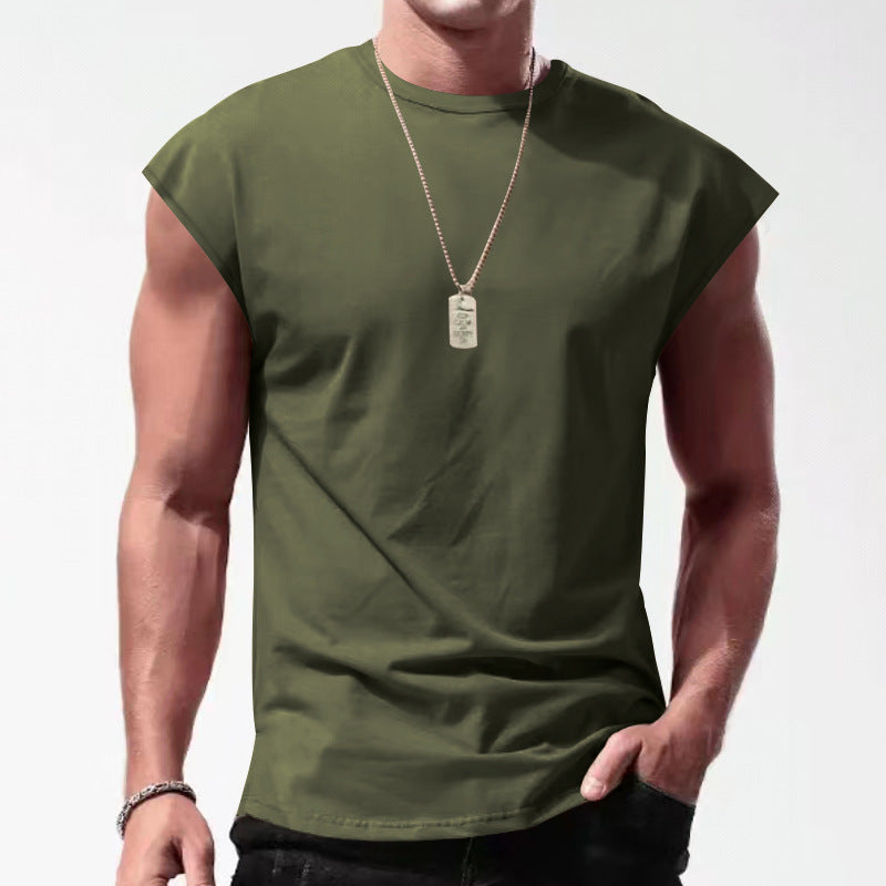 Men's Sleeveless Sports Shirt made of breathable material with stylish design Ivyshape