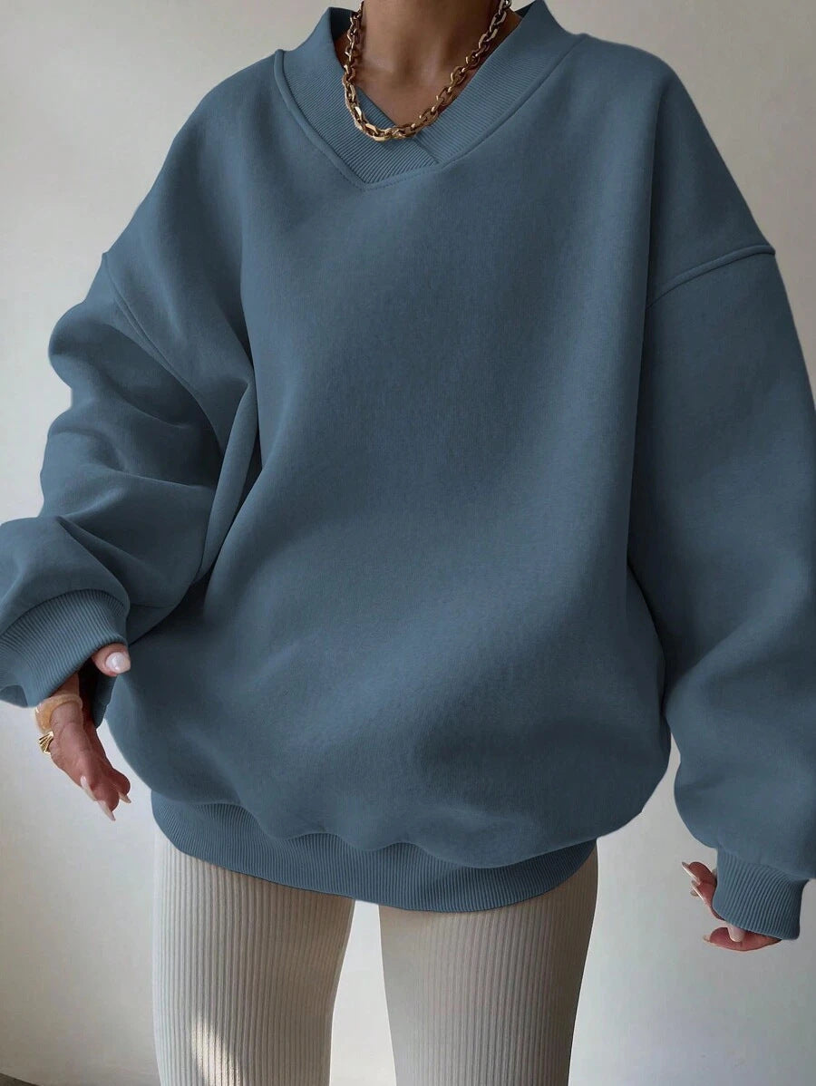 Ivyshape | Casual Long-Sleeve Sweatshirt