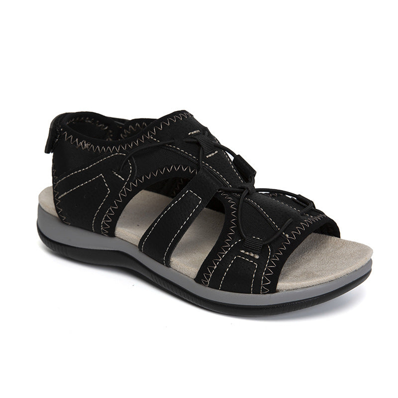 Women’s sporty casual sandals with flexible strap design and closed heel area Ivyshape