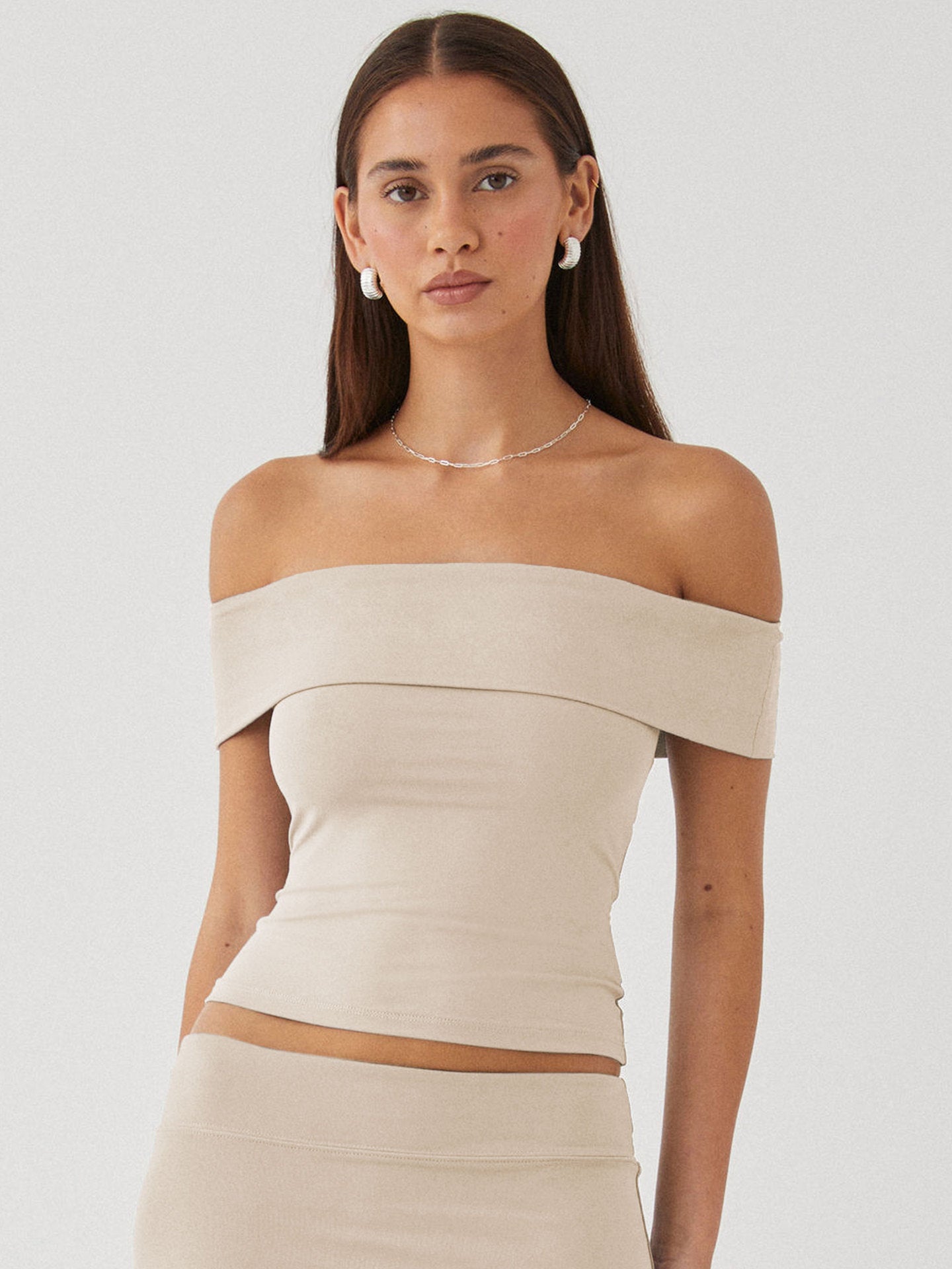 IvyShape | One-Shoulder Hot Girl Style Crop Top