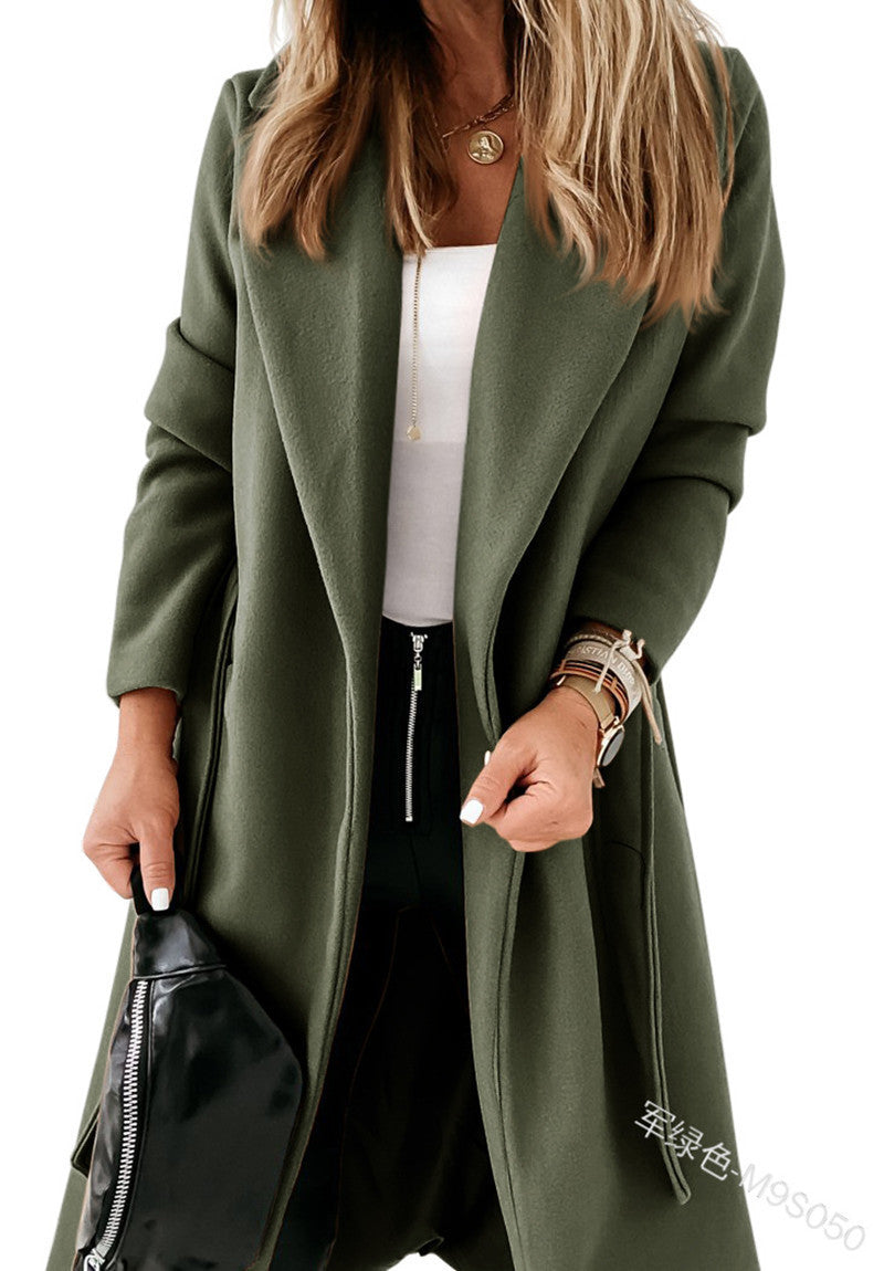 Ivyshape | Long Wool Coat