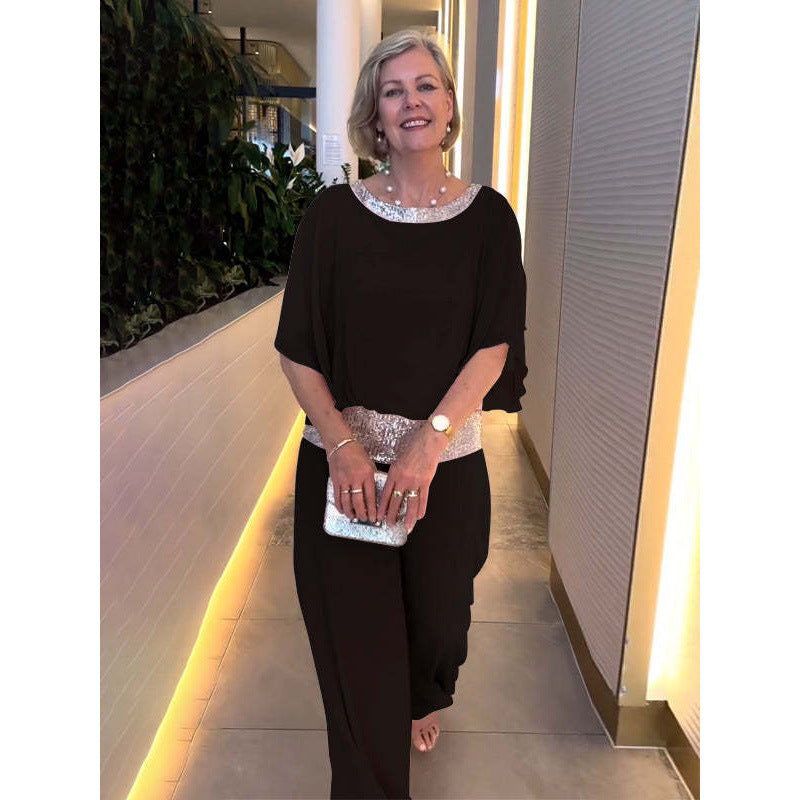 Ladies Elegant Evening Jumpsuit Ivyshape