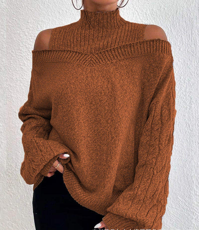 IvyShape | Oversized Cross-Border Knitted Sweater for Women