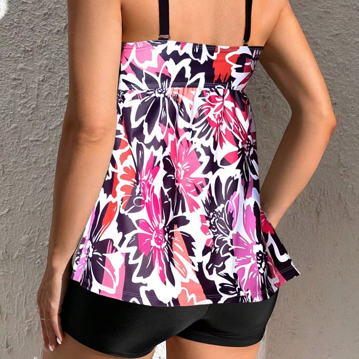 Women’s Tankini with elegant tank top and short shorts Ivyshape