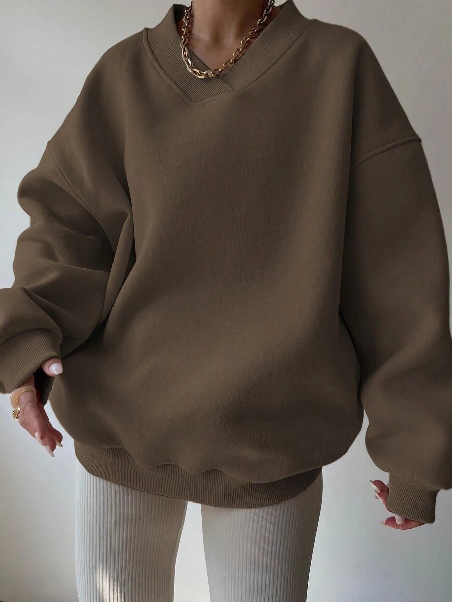 Ivyshape | Casual Long-Sleeve Sweatshirt