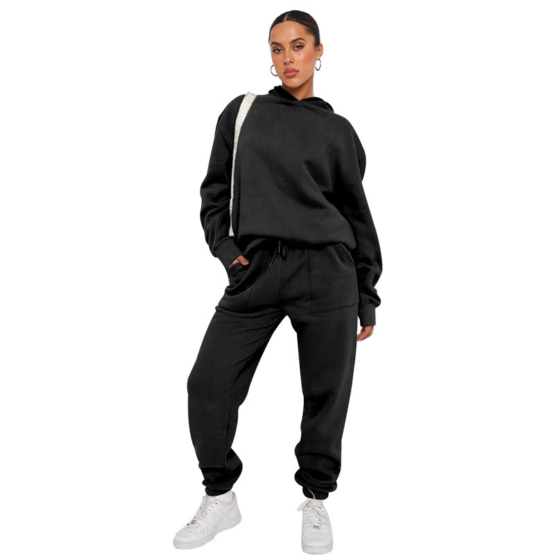 Ivyshape | Oversized Hoodie And Jogger Set