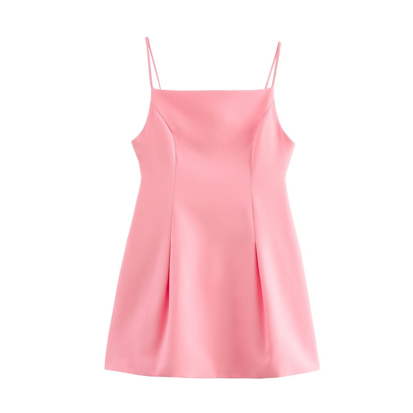 Sexy Hot Girl Pleated Short Camisole Dress