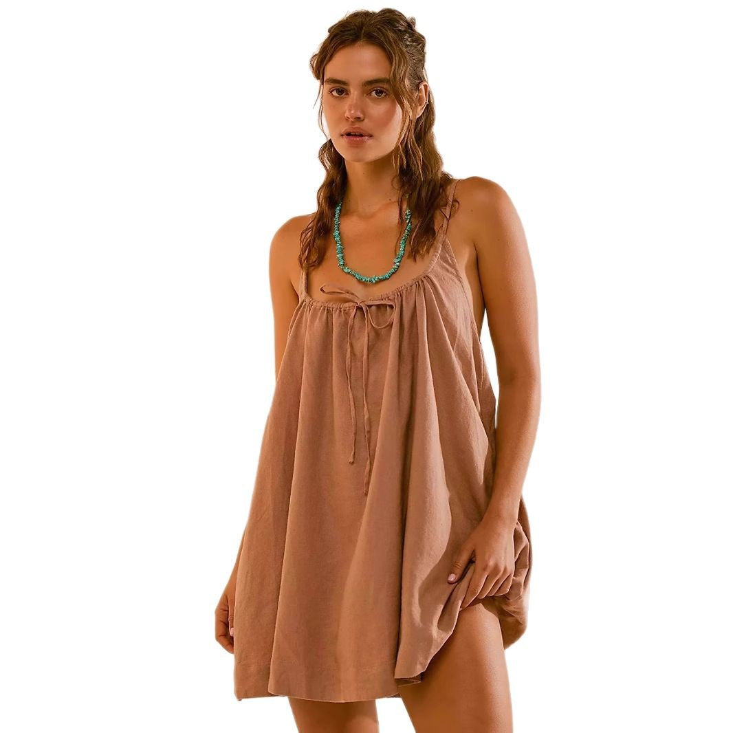 Women loose summer dress Ivyshape