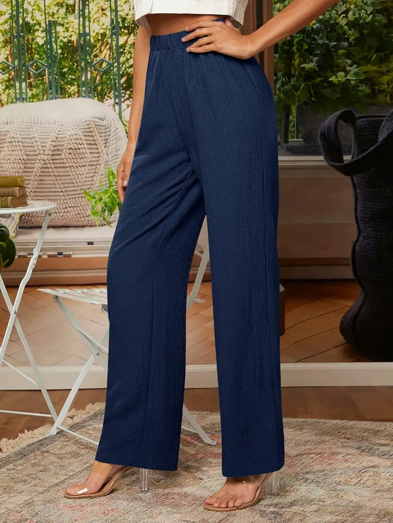 Ladies elegant and airy Palazzo pants Ivyshape