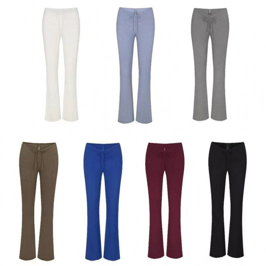 High-waisted, flared lounge pants for women Ivyshape