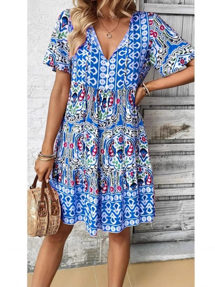 Women Boho Dress Ivyshape