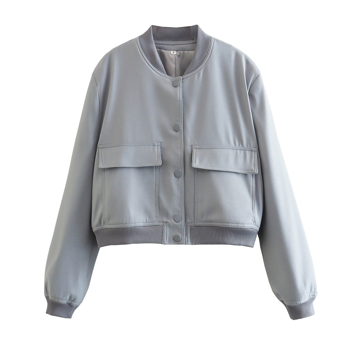 Women's sporty bomber jacket with padded lining and practical pockets Ivyshape